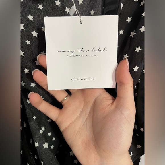 Maccs The Label | Black Romper With Stars - Picture 3 of 11